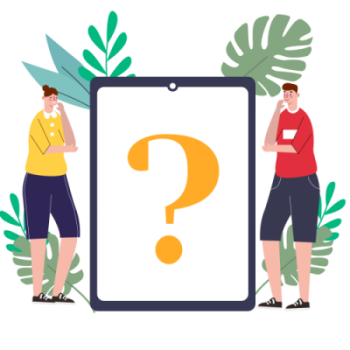 —Pngtree—hand drawn cartoon character faq_6590130